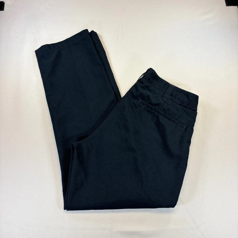Bluffworks Original Pants Mens 33x30 Black Regular Fit Stretch Travel Trousers